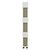 ΒΙΒΛΙΟΘΗΚΗ ΜΕΛΑΜΙΝΗΣ OWLOLIVE GREY ΛΕΥΚΟ 60x19,5x165Yεκ.HM8923.11 - ΒΙΒΛΙΟΘΗΚΕΣ στο Milonadakis.gr