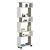 ΒΙΒΛΙΟΘΗΚΗ ΜΕΛΑΜΙΝΗΣ OWLOLIVE GREY ΛΕΥΚΟ 60x19,5x165Yεκ.HM8923.11 - ΒΙΒΛΙΟΘΗΚΕΣ στο Milonadakis.gr