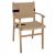 ΠΟΛΥΘΡΟΝΑ BAND RUBBERWOOD ΚΑΙ ΣΧΟΙΝΙ 62,5x60x88Yεκ.HM9324.01 - ΚΑΡΕΚΛΕΣ - ΠΟΛΥΘΡΟΝΕΣ ΕΣ. στο Milonadakis.gr