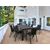 Σετ Τραπεζαρίας 11τμχ Vegas Pacific Dark Grey 100X260/300Χ75εκ. - ΣΕΤ ΤΡΑΠΕΖΑΡΙΕΣ στο Milonadakis.gr