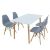 Σετ Τραπεζαρίας Loft Grey Randy 5τμχ 120Χ80X72εκ. - ΤΡΑΠΕΖΑΡΙΕΣ στο Milonadakis.gr