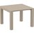 VEGAS TAUPE 100X100/140Χ75εκ. ΕΠΕΚΤ.ΤΡΑΠΕΖΙ ΠΟΛ/ΝΙΟΥ - ΤΡΑΠΕΖΙΑ ΕΞ. ΧΩΡΟΥ στο Milonadakis.gr