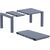 VEGAS DARK GREY 100X100/140Χ75εκ. ΕΠΕΚΤ. ΤΡΑΠΕΖΙ ΠΟΛ/ΝΙΟΥ - ΤΡΑΠΕΖΙΑ ΕΞ. ΧΩΡΟΥ στο Milonadakis.gr