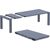 VEGAS DARK GREY 100X180/220Χ75εκ. ΕΠΕΚΤ.ΤΡΑΠΕΖΙ ΠΟΛ/ΝΙΟΥ - ΤΡΑΠΕΖΙΑ ΕΞ. ΧΩΡΟΥ στο Milonadakis.gr