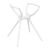 AIR ΒΑΣΗ WHITE SMALL 58X58X72,5εκ. ΠΟΛ/ΝΙΟΥ - ΒΑΣΕΙΣ ΤΡΑΠΕΖΙΩΝ στο Milonadakis.gr