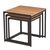 ALBA SET 3 ΤΜΧ ΤΡΑΠΕΖΑΚΙΑ OAK GRAIN - ΤΡΑΠΕΖΑΚΙΑ ΣΑΛΟΝΙΟΥ στο Milonadakis.gr