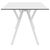 MAX ΤΡΑΠΕΖΙ 140X80Χ74εκ. WHITE LAMINATE 12mm - ΤΡΑΠΕΖΙΑ ΕΞ. ΧΩΡΟΥ στο Milonadakis.gr