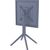 SKY DARK GREY 60Χ60X74εκ. ΤΡΑΠΕΖΙ ΠΤΥΣ/ΝΟ ΠΟΛ/ΝΙΟΥ - ΤΡΑΠΕΖΙΑ ΕΞ. ΧΩΡΟΥ στο Milonadakis.gr