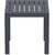 OCEAN DARK GREY ΤΡΑΠΕΖΙ 45Χ45Χ45εκ. ΠΟΛ/ΝΙΟΥ - ΤΡΑΠΕΖΙΑ ΕΞ. ΧΩΡΟΥ στο Milonadakis.gr
