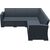 MONACO DARK GREY ΓΩΝΙΑ 207Χ207Χ79εκ. ΠΟΛ/ΝΙΟΥ - ΚΑΝΑΠΕΔΕΣ στο Milonadakis.gr
