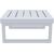 MYKONOS ΤΡΑΠΕΖΙ SILVER GREY 65X65X33εκ. ΠΟΛ/ΝΙΟΥ - ΤΡΑΠΕΖΙΑ ΕΞ. ΧΩΡΟΥ στο Milonadakis.gr