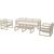 MYKONOS SET 3ΘΕΣ.TAUPE ΜΕ ΜΑΞ.(3ΘΕΣ.+2ΠΟΛ.+ΤΡΑΠ 130εκ.) - ΣΕΤ ΣΑΛΟΝΙΑ στο Milonadakis.gr