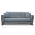 SILIA SILVER GREY ΥΦΑΣΜΑ 3ΘΕΣΙΟΣ ΚΑΝΑΠΕΣ/ΚΡΕΒΑΤΙ ΜΕ ΑΠΟΘ.ΧΩΡΟ 210X80εκ. - ΚΑΝΑΠΕΔΕΣ-ΣΑΛΟΝΙΑ στο Milonadakis.gr