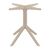 SKY TAUPE ΒΑΣΗ 80X80X73εκ. ΠΟΛ/ΝΙΟΥ - ΒΑΣΕΙΣ ΤΡΑΠΕΖΙΩΝ στο Milonadakis.gr