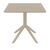 SKY TAUPE 80X80X74εκ. ΤΡΑΠΕΖΙ ΠΟΛ/ΝΙΟΥ - ΤΡΑΠΕΖΙΑ ΕΞ. ΧΩΡΟΥ στο Milonadakis.gr
