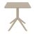 SKY TAUPE 70X70X74εκ. ΤΡΑΠΕΖΙ ΠΟΛ/ΝΙΟΥ - ΤΡΑΠΕΖΙΑ ΕΞ. ΧΩΡΟΥ στο Milonadakis.gr