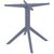 SKY DARK GREY ΒΑΣΗ 80X80X73εκ. ΠΟΛ/ΝΙΟΥ - ΒΑΣΕΙΣ ΤΡΑΠΕΖΙΩΝ στο Milonadakis.gr
