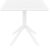 SKY WHITE 80X80X74εκ. ΤΡΑΠΕΖΙ ΠΟΛ/ΝΙΟΥ - ΤΡΑΠΕΖΙΑ ΕΞ. ΧΩΡΟΥ στο Milonadakis.gr