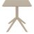 SKY TAUPE 70X70X74εκ. ΤΡΑΠΕΖΙ ΠΟΛ/ΝΙΟΥ - ΤΡΑΠΕΖΙΑ ΕΞ. ΧΩΡΟΥ στο Milonadakis.gr