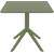 SKY OLIVE GREEN 80X80X74εκ. ΤΡΑΠΕΖΙ  ΠΟΛ/ΝΙΟΥ - ΤΡΑΠΕΖΙΑ ΕΞ. ΧΩΡΟΥ στο Milonadakis.gr