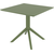 SKY OLIVE GREEN 80X80X74εκ. ΤΡΑΠΕΖΙ  ΠΟΛ/ΝΙΟΥ - ΤΡΑΠΕΖΙΑ ΕΞ. ΧΩΡΟΥ στο Milonadakis.gr
