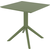 SKY OLIVE GREEN 70X70X74εκ. ΤΡΑΠΕΖΙ ΠΟΛ/ΝΙΟΥ - ΤΡΑΠΕΖΙΑ ΕΞ. ΧΩΡΟΥ στο Milonadakis.gr
