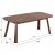 ΤΡΑΠΕΖΙ ΣΑΛΟΝΙΟΥ RINER HM9737 MDF ΣΕ ΚΑΡΥΔΙ ΧΡΩΜΑ 120x60x45Υεκ. - ΤΡΑΠΕΖΑΚΙΑ ΣΑΛΟΝΙΟΥ στο Milonadakis.gr