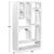 ΒΙΒΛΙΟΘΗΚΗ HANDYR HM9707 ΜΑΣΙΦ ΞΥΛΟ MANGO ΣΕ ΛΕΥΚΟ ΧΡΩΜΑ 100x35x165Yεκ. - ΒΙΤΡΙΝΕΣ στο Milonadakis.gr