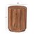 ΒΟΗΘΗΤΙΚΟ ΤΡΑΠΕΖΙ ΣΤΡΟΓΓΥΛΟ SEDGE HM9696 ΜΑΣΙΦ ΑΚΑΚΙΑ-ΦΥΣΙΚΟ ΧΡΩΜΑ Φ40x50Υεκ. - ΒΟΗΘΗΤΙΚΑ ΤΡΑΠΕΖΑΚΙΑ στο Milonadakis.gr