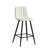 Σκαμπό Μπάρ 4τμχ Nero Off White Ύφασμα 47x49x72-104εκ. - ΣΚΑΜΠΟ ΜΠΑΡ στο Milonadakis.gr