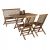 ΣΕΤ ΤΡΑΠΕΖΑΡΙΑΣ ΕΞΩΤ. ΧΩΡΟΥ 4ΤΜΧ KENDALL HM11953 ΜΑΣΙΦ ΞΥΛΟ TEAK ΦΥΣΙΚΟ - ΣΕΤ ΤΡΑΠΕΖΑΡΙΕΣ στο Milonadakis.gr