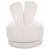 ΣΚΑΜΠΟ ΜΕ ΠΛΑΤΗ ΠΕΡΙΣΤΡΕΦΟΜΕΝΟ FRIVO HM9774.05 ΛΕΥΚΟ TEDDY ΥΦΑΣΜΑ 51x51x61Υεκ - ΠΟΥΦ - ΣΚΑΜΠΟ - ΜΠΑΟΥΛΟ στο Milonadakis.gr