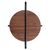 ΒΟΗΘΗΤΙΚΟ ΤΡΑΠΕΖΙ SYLO HM9618.02 MDF ΣΕ ΚΑΡΥΔΙ-ΜΑΥΡΟ ΜΕΤΑΛΛΟ Φ44x66Υεκ. - ΒΟΗΘΗΤΙΚΑ ΤΡΑΠΕΖΑΚΙΑ στο Milonadakis.gr