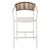 ΣΚΑΜΠΟ ΑΛΟΥΜΙΝΙΟΥ ΛΕΥΚΟ HM5892.32 ΜΕΣ. ΥΨΟΥΣ-ΜE RATTAN & TΕΧΤLINE 57x57x99,5Yεκ. - ΣΚΑΜΠΩ στο Milonadakis.gr