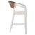 ΣΚΑΜΠΟ ΑΛΟΥΜΙΝΙΟΥ ΛΕΥΚΟ HM5892.32 ΜΕΣ. ΥΨΟΥΣ-ΜE RATTAN & TΕΧΤLINE 57x57x99,5Yεκ. - ΣΚΑΜΠΩ στο Milonadakis.gr