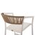 ΣΚΑΜΠΟ ΑΛΟΥΜΙΝΙΟΥ ΛΕΥΚΟ HM5892.32 ΜΕΣ. ΥΨΟΥΣ-ΜE RATTAN & TΕΧΤLINE 57x57x99,5Yεκ. - ΣΚΑΜΠΩ στο Milonadakis.gr