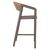 ΣΚΑΜΠΟ ΑΛΟΥΜΙΝΙΟΥ ΣΑΜΠΑΝΙ ΜΕ ΜΠΡΑΤΣΑ RATTAN & TEXTLINE 56x58x105Yεκ.HM5892.23 - ΣΚΑΜΠΩ στο Milonadakis.gr