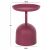 ΤΡΑΠΕΖΙ ΒΟΗΘΗΤΙΚΟ ΣΤΡΟΓΓΥΛΟ DELBEL HM4262.06 ΜΕΤΑΛΛΟ ΣΕ ΡΟΖ Φ36x49Υ εκ. - ΒΟΗΘΗΤΙΚΑ ΤΡΑΠΕΖΑΚΙΑ στο Milonadakis.gr