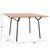 ΤΡΑΠΕΖΙ ΤΡΑΠΕΖΑΡΙΑΣ TRENK HM9614.01 MDF ΜΕ ΚΑΠΛΑΜΑ ΔΡΥΟΣ ΦΥΣΙΚΟ-ΜΑΥΡΟ ΜΕΤΑΛΛΟ 120x120x75Υεκ. - ΤΡΑΠΕΖΙΑ ΚΟΥΖΙΝΑΣ στο Milonadakis.gr