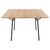 ΤΡΑΠΕΖΙ ΤΡΑΠΕΖΑΡΙΑΣ TRENK HM9614.01 MDF ΜΕ ΚΑΠΛΑΜΑ ΔΡΥΟΣ ΦΥΣΙΚΟ-ΜΑΥΡΟ ΜΕΤΑΛΛΟ 120x120x75Υεκ. - ΤΡΑΠΕΖΙΑ ΚΟΥΖΙΝΑΣ στο Milonadakis.gr