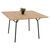 ΤΡΑΠΕΖΙ ΤΡΑΠΕΖΑΡΙΑΣ TRENK HM9614.01 MDF ΜΕ ΚΑΠΛΑΜΑ ΔΡΥΟΣ ΦΥΣΙΚΟ-ΜΑΥΡΟ ΜΕΤΑΛΛΟ 120x120x75Υεκ. - ΤΡΑΠΕΖΙΑ ΚΟΥΖΙΝΑΣ στο Milonadakis.gr