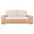 ΚΑΝΑΠΕΣ 2-ΘΕΣΙΟΣ TROPEL HM9809 ΞΥΛΟ MANGO-RATTAN ΦΥΣΙΚΟ-ΛΕΥΚΑ ΜΑΞΙΛΑΡΙΑ 192x88x70-85Υεκ. - ΚΑΝΑΠΕΔΕΣ στο Milonadakis.gr