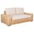 ΚΑΝΑΠΕΣ 2-ΘΕΣΙΟΣ TROPEL HM9809 ΞΥΛΟ MANGO-RATTAN ΦΥΣΙΚΟ-ΛΕΥΚΑ ΜΑΞΙΛΑΡΙΑ 192x88x70-85Υεκ. - ΚΑΝΑΠΕΔΕΣ στο Milonadakis.gr