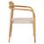 ΠΟΛΥΘΡΟΝΑ OSLO HM9636.07 ΞΥΛΟ TEAK ΦΥΣΙΚΟ & ΜΠΕΖ ΣΧΟΙΝΙ 55x54x80Yεκ. - ΚΑΡΕΚΛΕΣ - ΠΟΛΥΘΡΟΝΕΣ ΕΣ. στο Milonadakis.gr