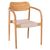 ΠΟΛΥΘΡΟΝΑ OSLO HM9636.07 ΞΥΛΟ TEAK ΦΥΣΙΚΟ & ΜΠΕΖ ΣΧΟΙΝΙ 55x54x80Yεκ. - ΚΑΡΕΚΛΕΣ - ΠΟΛΥΘΡΟΝΕΣ ΕΣ. στο Milonadakis.gr