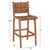 ΣΚΑΜΠΟ ΜΠΑΡ WALTER HM9841 ΞΥΛO TEAK ΣΕ ΦΥΣΙΚΟ-ΨΑΘΑ 46x55x105Υ εκ. - ΣΚΑΜΠΟ ΜΠΑΡ στο Milonadakis.gr