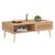 ΤΡΑΠΕΖΙ ΣΑΛΟΝΙΟΥ ΜΕΛΑΜΙΝΗΣ COLM RATTAN HM9224.11 ΣΕ ΦΥΣΙΚΟ ΧΡΩΜΑ 110x59x39,5Yεκ. - ΤΡΑΠΕΖΑΚΙΑ ΣΑΛΟΝΙΟΥ στο Milonadakis.gr