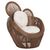 ΠΟΛΥΘΡΟΝΑ CIRCE HM9883 RATTAN ΚΑΦΕ-ΜΑΞΙΛΑΡΙΑ ΕΚΡΟΥ 100x74x112,5Υεκ. - ΚΑΡΕΚΛΕΣ - ΠΟΛΥΘΡΟΝΕΣ στο Milonadakis.gr