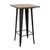 TEXAS ΜΠΑΡ ΜΑΥΡΟ ΜΑΤ ΤΡΑΠ. 60Χ60Χ106εκ.WOOD TOP - ΤΡΑΠΕΖΙΑ ΕΞ. ΧΩΡΟΥ στο Milonadakis.gr