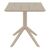 PARIS TAUPE 70X70X74εκ. ΤΡΑΠΕΖΙ ΠΟΛ/ΝΙΟΥ - ΤΡΑΠΕΖΙΑ ΕΞ. ΧΩΡΟΥ στο Milonadakis.gr